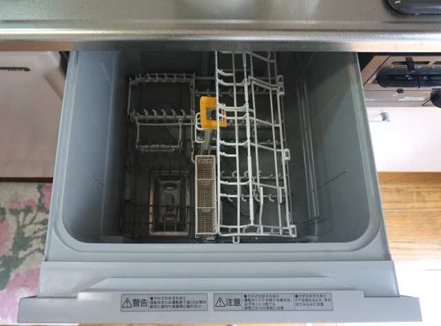 MITSUBISHI EW-45RD1SU ビルトイン食器洗い乾燥機 (深型・ドアパネル型・幅45cm・約6人用) - 1
